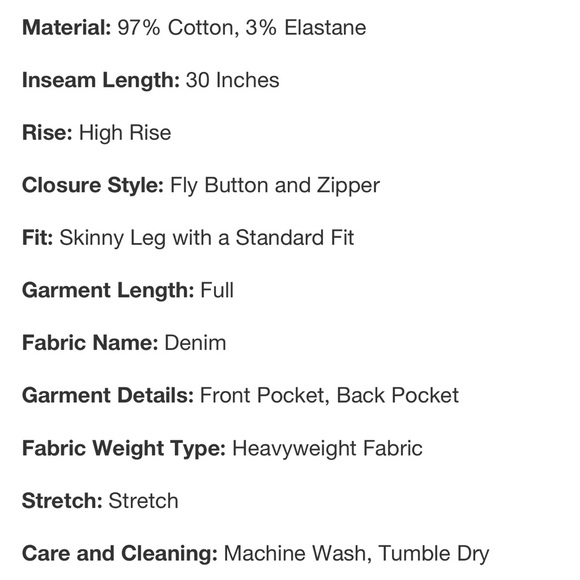 LEVIS HIGH RISE SKINNY JEANS - Picture 8 of 8